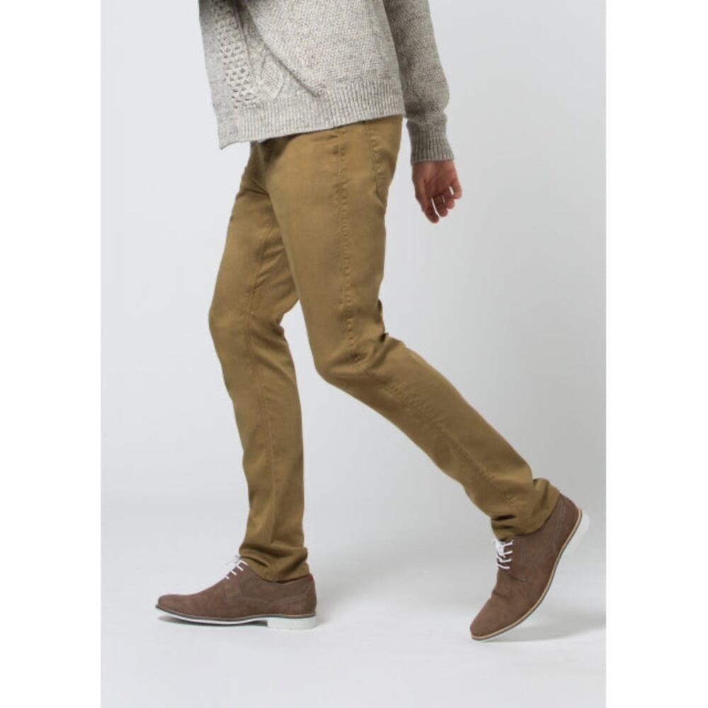 Men's No Sweat Pant Relaxed Taper Sz 33X32 Tobacco Brown‎ stretch